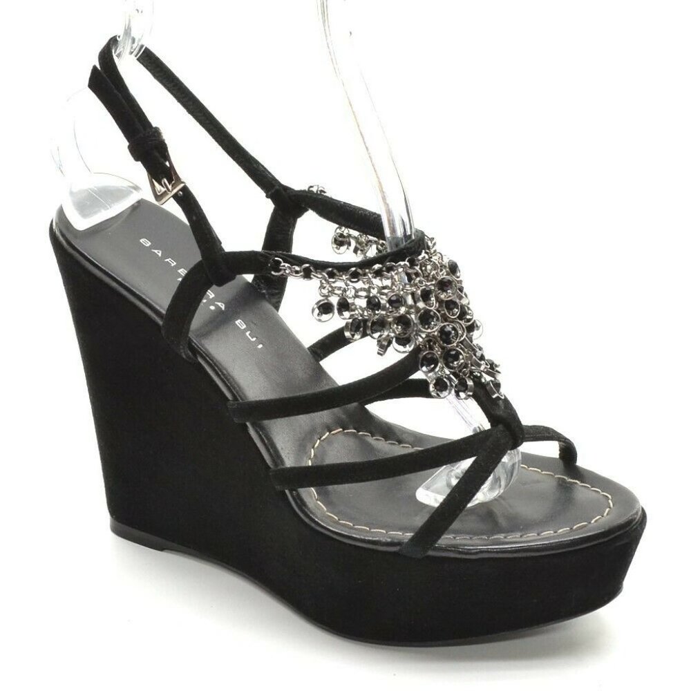 Barbara Bui Black Platform Sandals